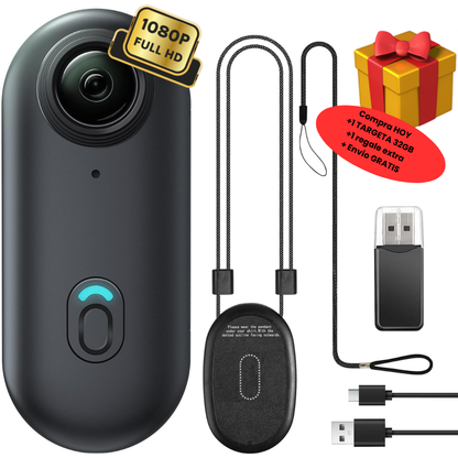 Cámara de acción compacta y portátil