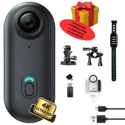 Cámara de acción compacta y portátil