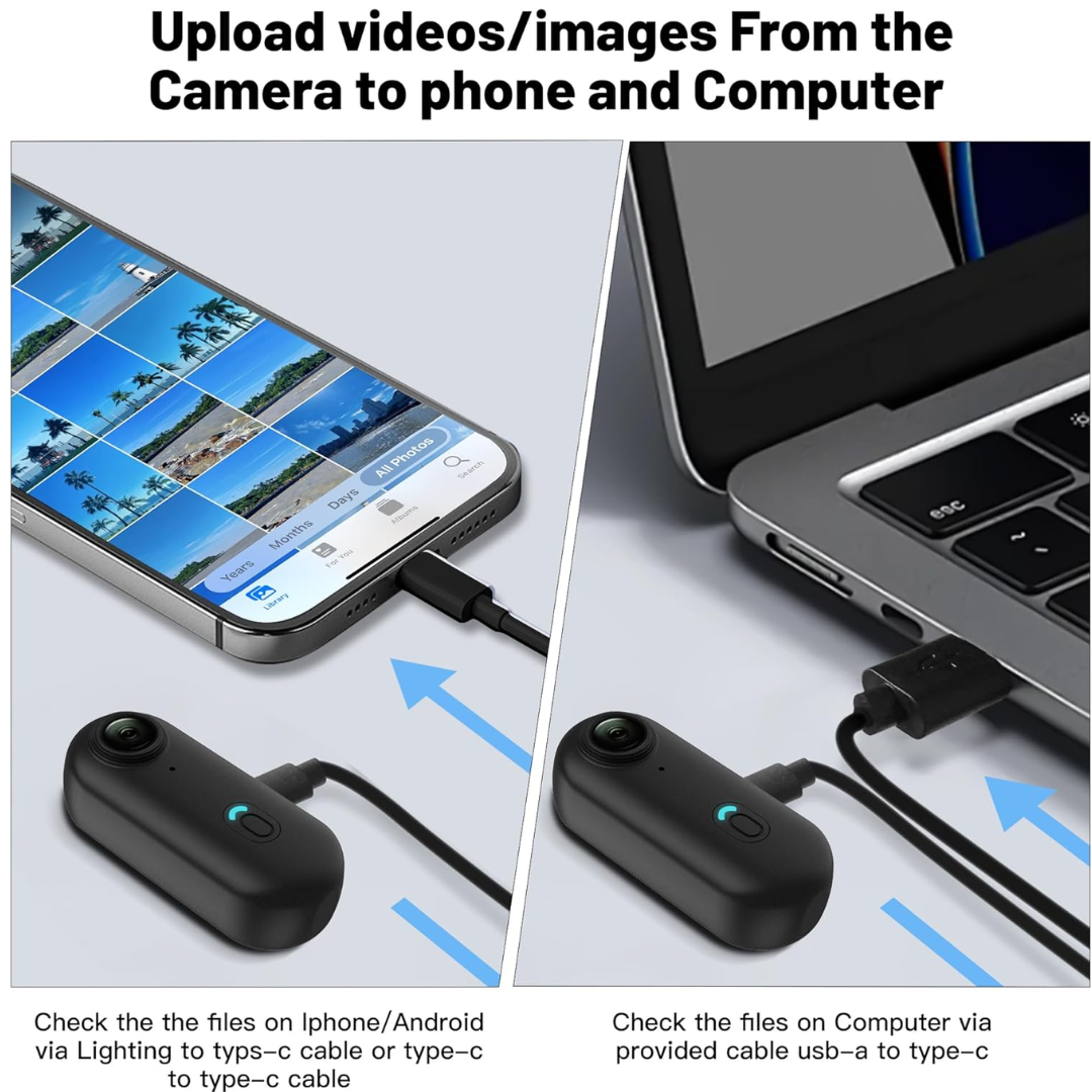 Cámara de acción compacta y portátil